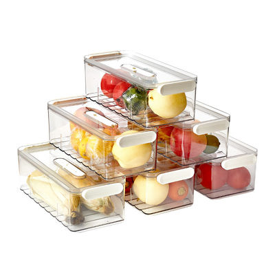 Transparent Refrigerator Plastic Fridge Box Food Storage Container