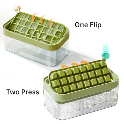 One Button Release Flip Whisky Ice Cube Tray New Patented Design