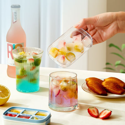 Mini USA Plastic Freezer Ice Cube Tray Container With Shovel