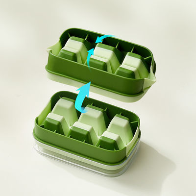 Mini USA Plastic Freezer Ice Cube Tray Container With Shovel