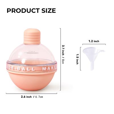DIY Whiskey Silicone large round ice Ball cube Mould