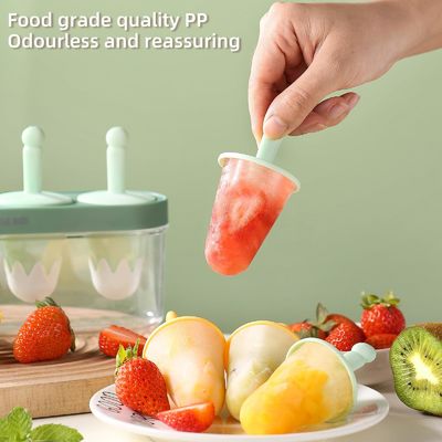 Creative DIY Ice Cream Popsicle Molds Easy To Clean Odourless