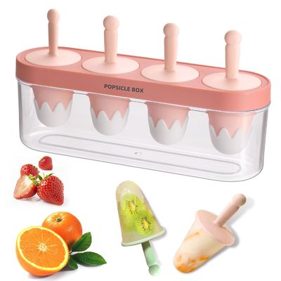 Creative DIY Ice Cream Popsicle Molds Easy To Clean Odourless