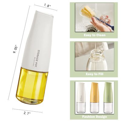 Customizable No Drip Olive Oil Dispenser Bottle Gravity Automatically Open Close