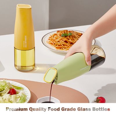 Customizable No Drip Olive Oil Dispenser Bottle Gravity Automatically Open Close