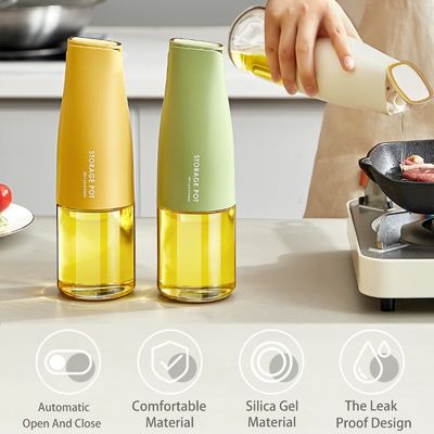 Customizable No Drip Olive Oil Dispenser Bottle Gravity Automatically Open Close
