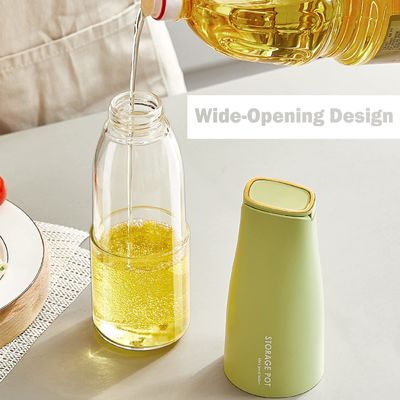 Customizable No Drip Olive Oil Dispenser Bottle Gravity Automatically Open Close