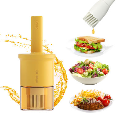 Spill Proof 300ml Barbecue Bbq Oil Bottle Silicone Oil Brush Bottle
