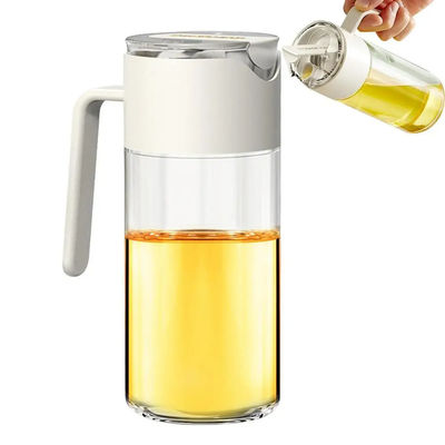 Gravity Automatically Open Close Oil Dispenser Bottle Leakproof 550ml With Pourer