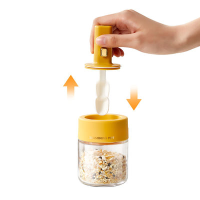 Sturdy 250ml Kitchen Empty Spice Jars Glass Seasoning Bottle With Spoon