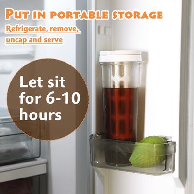 1000ml Cold Brew Coffee Maker Outdoor Large Capacity Iced Tea Coffee Makers