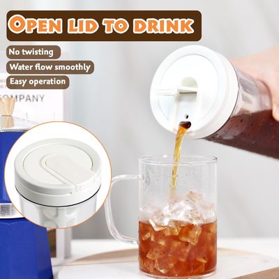 1000ml Cold Brew Coffee Maker Outdoor Large Capacity Iced Tea Coffee Makers