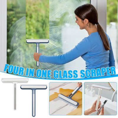 4 In 1 household Window Cleaning Brush Customized Plastic Material