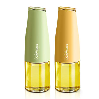 Leakproof Cooking Oil Dispenser 2 In 1 Glass Vinegar Oil Bottle