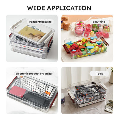 Multifunctional Large Capacity Plastic Document Storage Boxes File OEM