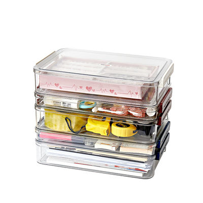 Multifunctional Large Capacity Plastic Document Storage Boxes File OEM