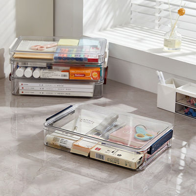 Multifunctional Large Capacity Plastic Document Storage Boxes File OEM