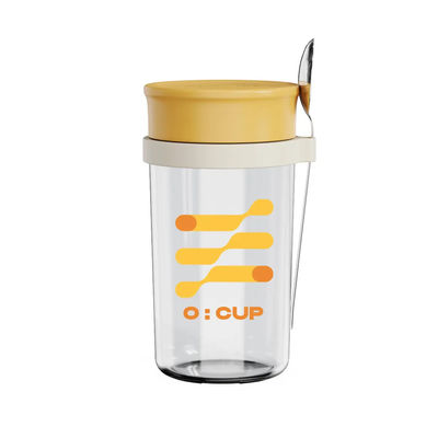 Portable Airtight Measurement Overnight Oats Container Breakfast Cereal Cup OEM
