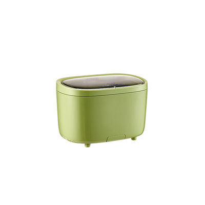 Portable Desktop Trash Can With Phone Holder Mini Pressing Automatic Waste Bin