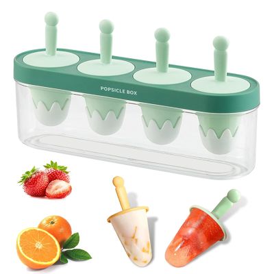 Food Grade Homeuse DIY Ice Cream Popsicle Molds Silicone Ice Cream Mould