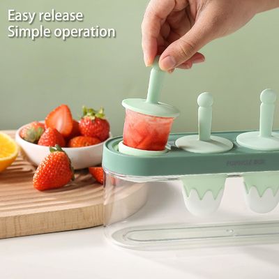 Food Grade Homeuse DIY Ice Cream Popsicle Molds Silicone Ice Cream Mould