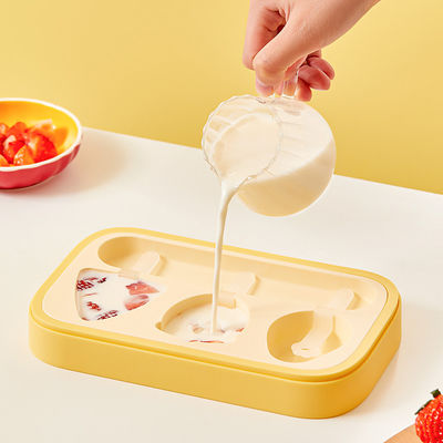 DIY Kids Cute Shapes Ice Cream Popsicle Molds Ice Cream Making Mould Odorless