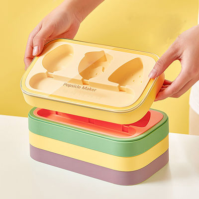 DIY Kids Cute Shapes Ice Cream Popsicle Molds Ice Cream Making Mould Odorless