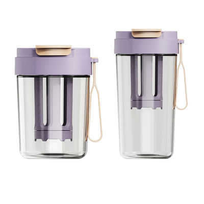 16oz / 480ml 2 In One Lid Options Cold Brew Coffee Maker With Mesh Filter