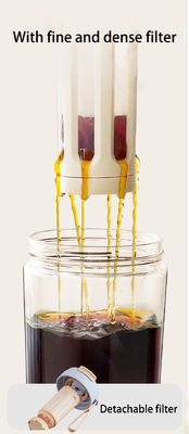 16oz / 480ml 2 In One Lid Options Cold Brew Coffee Maker With Mesh Filter