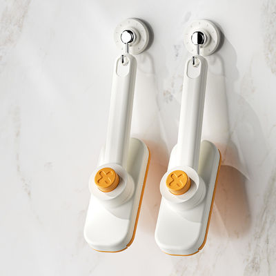Handhold Rotatable Automatic Mini Mop With Cloth Clipper with Face Towels for Bathroom Kitchen