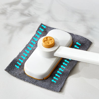 Handhold Rotatable Automatic Mini Mop With Cloth Clipper with Face Towels for Bathroom Kitchen