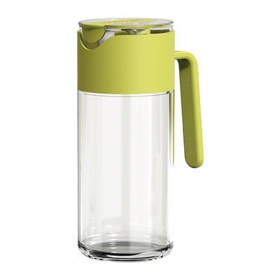 Auto Flip Cooking Oil Bottles Leak Proof Oil Dispenser Bottle With Automatic Stopper Cap Non Slip Handle For Kitchen Cooking