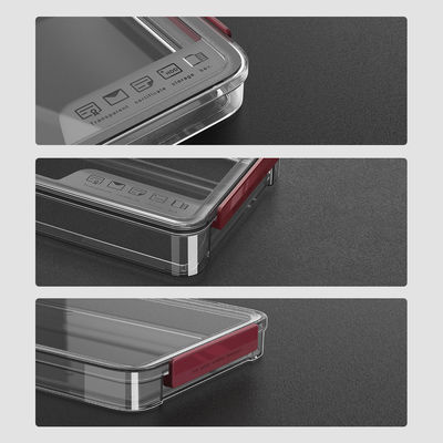 A4 File Documents Portable Project Case Clear Stackable Plastic Art Organizer Containers File Scrapbook Paper Storage Box