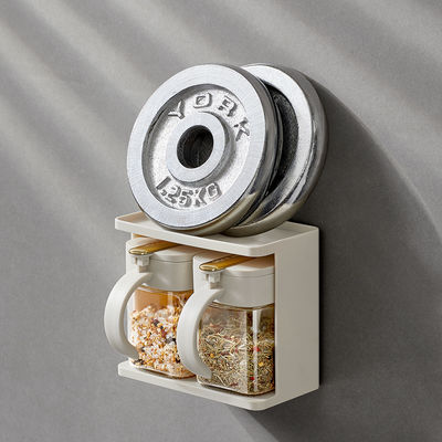 2 Grids Stackable Spice Jars Salt Sugar Container Sets Household Storage Box for Condiments Seasoning Jars