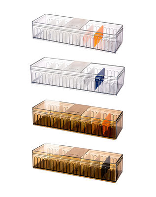 8 Grids Adjustable Office Cable Organizer Box Customizable Compartments  Safe Storage of Electronics Accessories