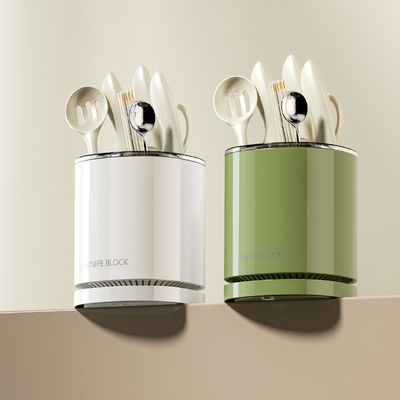 360 Rotating Kitchenware Storage Box Multi-functional Rotating Knife Holder Chopstick Barrel Knife Storage Rack Humanized Design