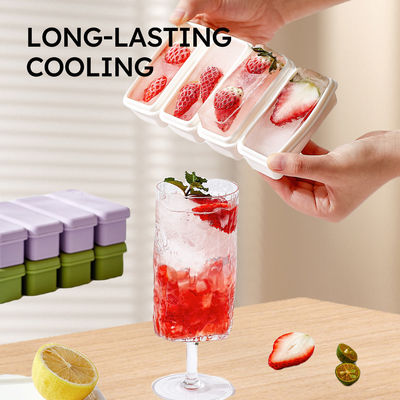 New custom Multipurpose large rectangle Silicone Ice Cube Tray