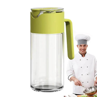 Gravity Automatically Open Close Oil Dispenser Bottle Leakproof 550ml With Pourer
