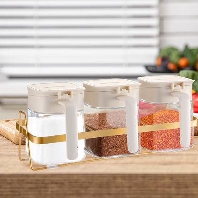 Kitchen Seasoning Spice Tools Condiment Jar Set 300ml 10 Ounces Easy Install