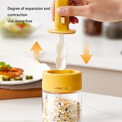 Sturdy 250ml Kitchen Empty Spice Jars Glass Seasoning Bottle With Spoon