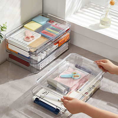 Multifunctional Large Capacity Plastic Document Storage Boxes File OEM