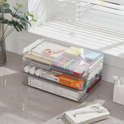 Multifunctional Large Capacity Plastic Document Storage Boxes File OEM