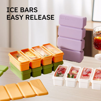 New custom Multipurpose large rectangle Silicone Ice Cube Tray